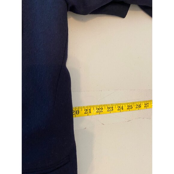 The Limited Collection Womens Navy Blue Wool Blend 3 Button Blazer Small - Picture 9 of 12